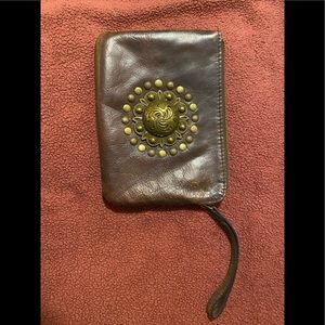 Patricia Nash Medallion clutch good used condition